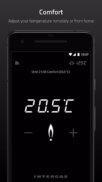 Intergas Comfort Touch Screenshot 1 - AppWisp.com