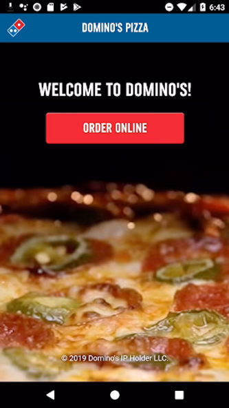 Domino's Pizza Nigeria Screenshot 1 - AppWisp.com Domino's Pizza Nigeria Screenshot 1 - AppWisp.com