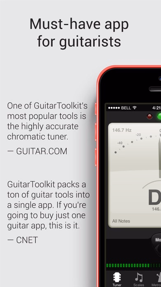 GuitarToolkit - tuner, metronome, chords & scales Screenshot 1 - AppWisp.com GuitarToolkit - tuner, metronome, chords & scales Screenshot 1 - AppWisp.com