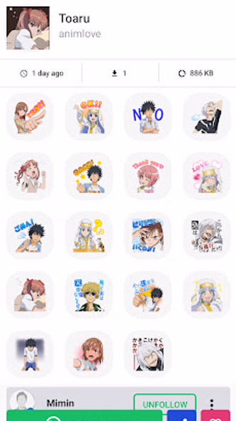Sticker WhatsApp Telegram Screenshot 1 - AppWisp.com Sticker WhatsApp Telegram Screenshot 1 - AppWisp.com