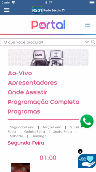 Rede Século 21 Ao vivo Screenshot 3 - AppWisp.com Rede Século 21 Ao vivo Screenshot 3 - AppWisp.com