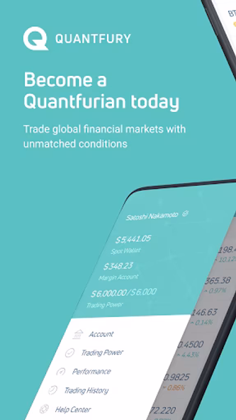 Quantfury: Your Global Broker Screenshot 1 - AppWisp.com Quantfury: Your Global Broker Screenshot 1 - AppWisp.com