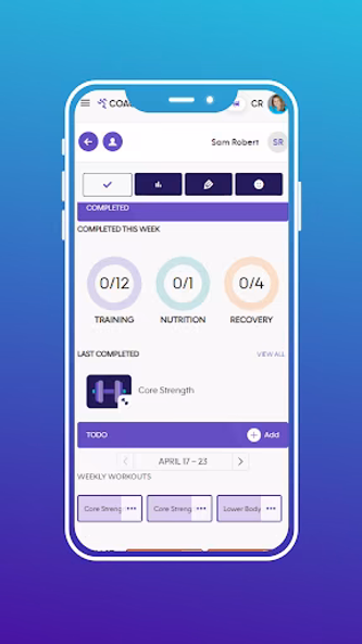 AF Coach App Screenshot 3 - AppWisp.com AF Coach App Screenshot 3 - AppWisp.com