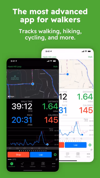 Walkmeter Walking & Hiking GPS Screenshot 1 - AppWisp.com Walkmeter Walking & Hiking GPS Screenshot 1 - AppWisp.com