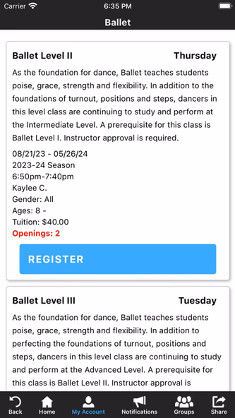 Newport Dance & Cheer Academy Screenshot 4 - AppWisp.com Newport Dance & Cheer Academy Screenshot 4 - AppWisp.com