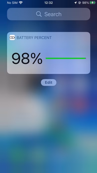Battery Percent Screenshot 1 - AppWisp.com Battery Percent Screenshot 1 - AppWisp.com