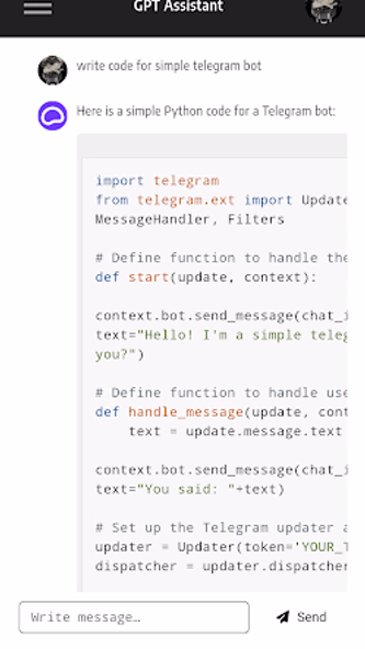 Chat with AI Screenshot 4 - AppWisp.com Chat with AI Screenshot 4 - AppWisp.com