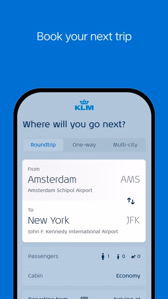 KLM - Book a flight Screenshot 3 - AppWisp.com KLM - Book a flight Screenshot 3 - AppWisp.com