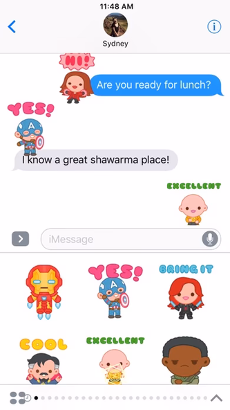 Marvel Stickers: Hero Mix Screenshot 1 - AppWisp.com Marvel Stickers: Hero Mix Screenshot 1 - AppWisp.com