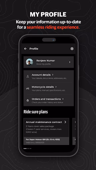 Royal Enfield App Screenshot 1 - AppWisp.com Royal Enfield App Screenshot 1 - AppWisp.com
