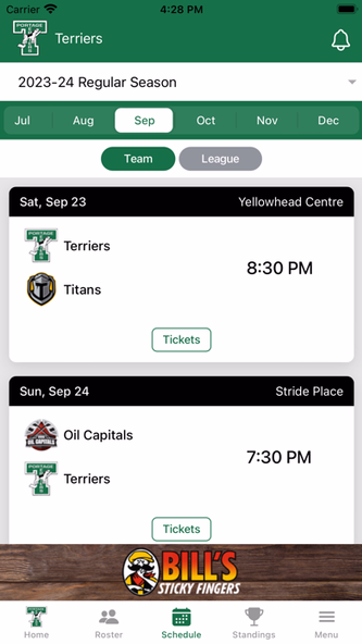 Portage Terriers Official App Screenshot 4 - AppWisp.com Portage Terriers Official App Screenshot 4 - AppWisp.com