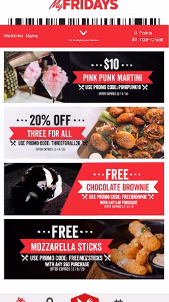 TGI FRIDAYS AU Screenshot 1 - AppWisp.com TGI FRIDAYS AU Screenshot 1 - AppWisp.com