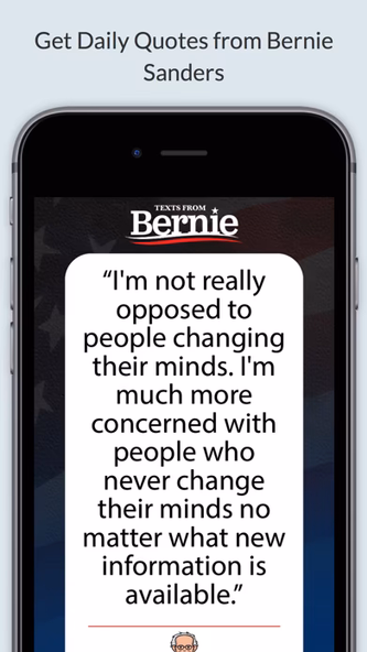 Texts From Bernie Sanders Screenshot 1 - AppWisp.com Texts From Bernie Sanders Screenshot 1 - AppWisp.com