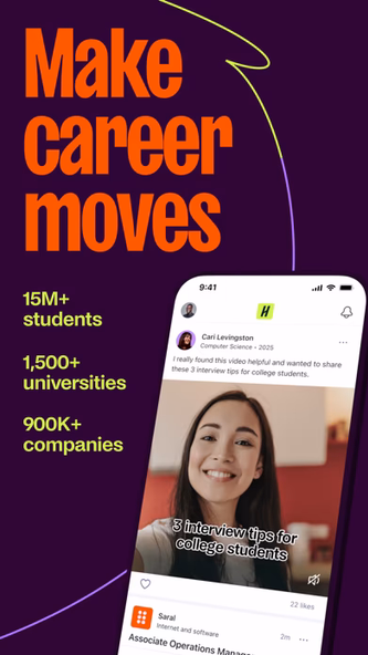 Handshake Jobs & New Careers Screenshot 1 - AppWisp.com Handshake Jobs & New Careers Screenshot 1 - AppWisp.com