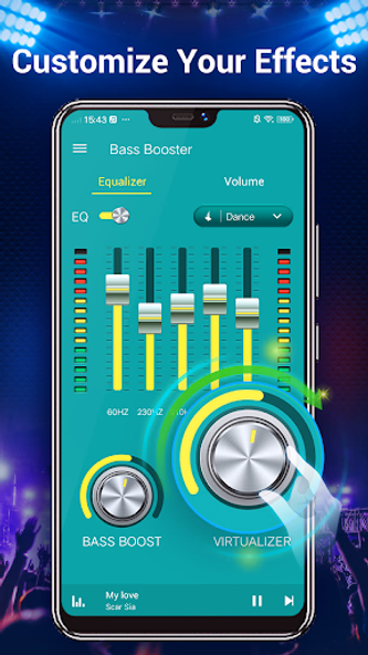 Equalizer- Bass Booster&Volume Screenshot 4 - AppWisp.com Equalizer- Bass Booster&Volume Screenshot 4 - AppWisp.com