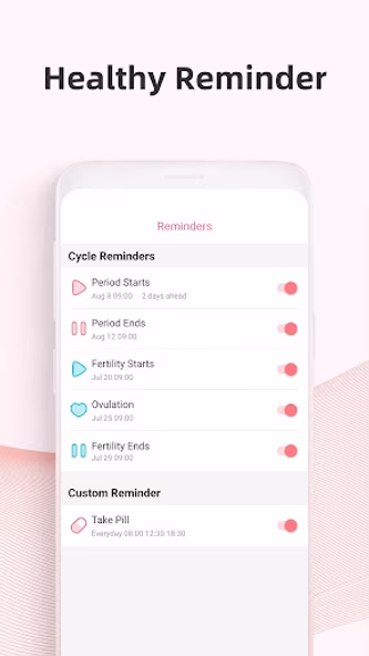 Period tracker by PinkBird Screenshot 4 - AppWisp.com Period tracker by PinkBird Screenshot 4 - AppWisp.com