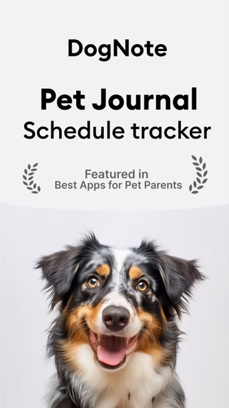 DogNote - Pet Journal & Log Screenshot 1 - AppWisp.com DogNote - Pet Journal & Log Screenshot 1 - AppWisp.com