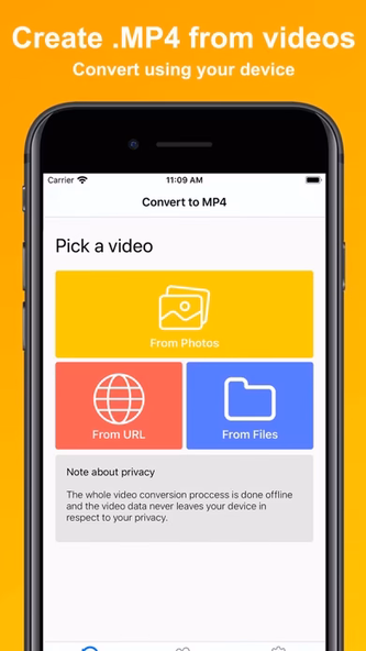 MP4 Maker - Convert to MP4 Screenshot 1 - AppWisp.com MP4 Maker - Convert to MP4 Screenshot 1 - AppWisp.com
