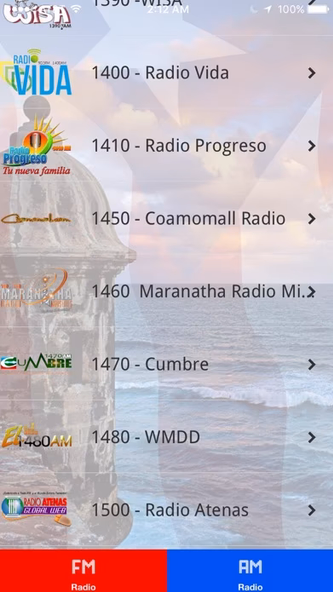 Puerto Rico AM / FM Screenshot 2 - AppWisp.com Puerto Rico AM / FM Screenshot 2 - AppWisp.com