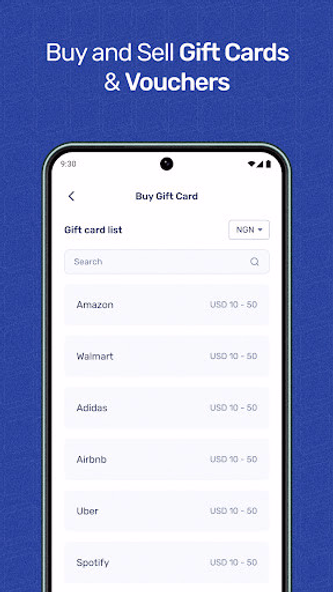 Prestmit: Gift Cards & Crypto Screenshot 4 - AppWisp.com Prestmit: Gift Cards & Crypto Screenshot 4 - AppWisp.com
