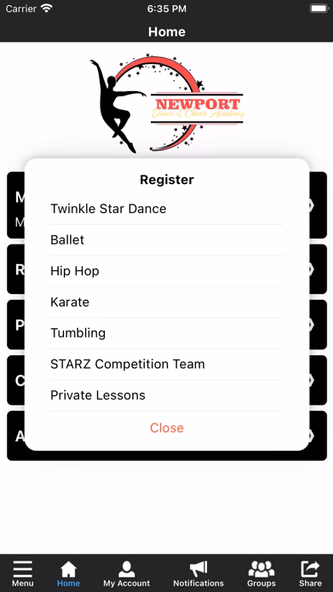 Newport Dance & Cheer Academy Screenshot 3 - AppWisp.com Newport Dance & Cheer Academy Screenshot 3 - AppWisp.com