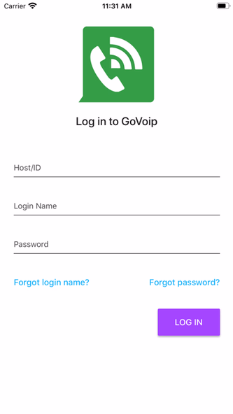GoVoip Screenshot 1 - AppWisp.com GoVoip Screenshot 1 - AppWisp.com