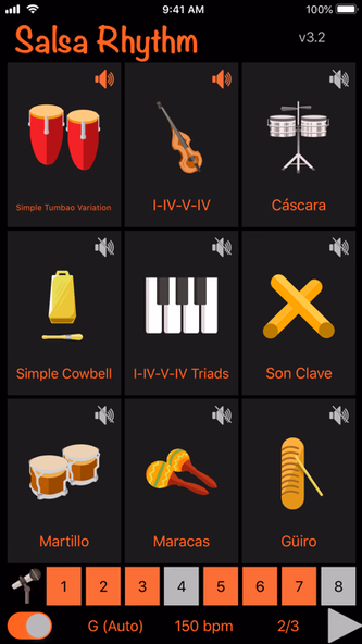 Salsa Rhythm Screenshot 1 - AppWisp.com Salsa Rhythm Screenshot 1 - AppWisp.com