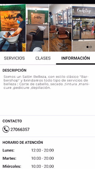 Salón Backstage Screenshot 3 - AppWisp.com Salón Backstage Screenshot 3 - AppWisp.com