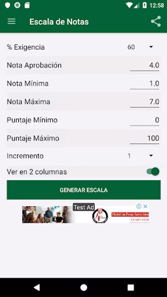Escala de Notas Screenshot 1 - AppWisp.com Escala de Notas Screenshot 1 - AppWisp.com