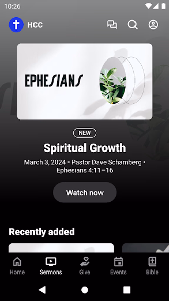 Hicksville Christian Church Screenshot 2 - AppWisp.com
