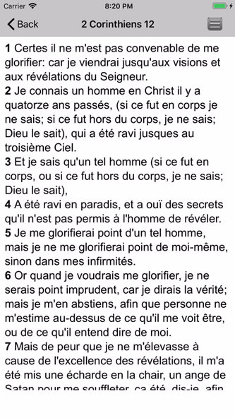 La Sainte Bible LS Screenshot 2 - AppWisp.com La Sainte Bible LS Screenshot 2 - AppWisp.com