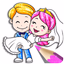 Bride and Groom Coloring book - AppWisp.com