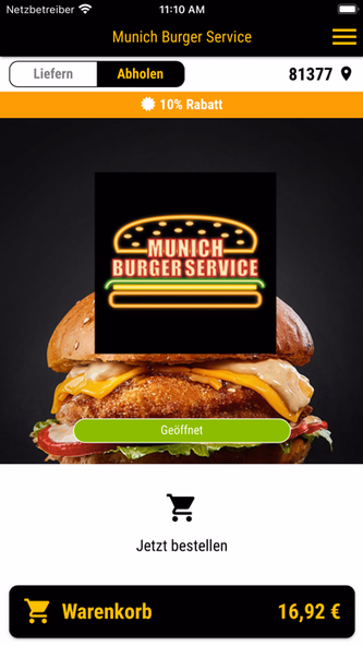 Munich Burger Service Screenshot 2 - AppWisp.com Munich Burger Service Screenshot 2 - AppWisp.com