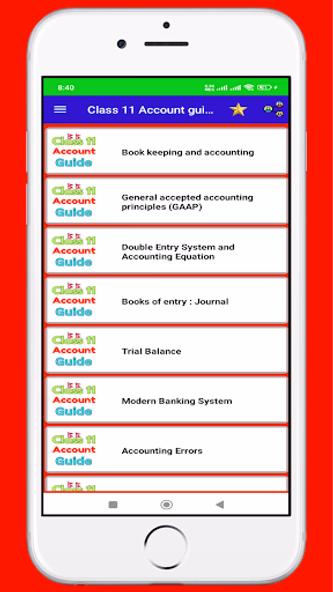 Class 11 Account Guide Screenshot 1 - AppWisp.com
