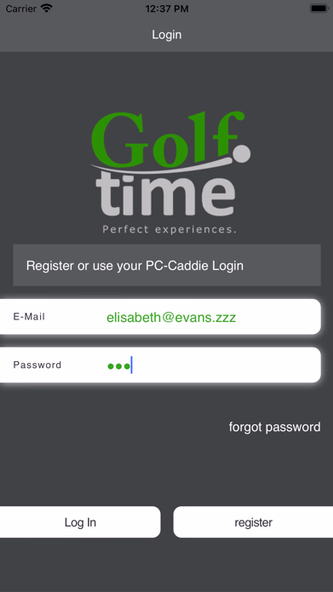Golf Time Screenshot 1 - AppWisp.com Golf Time Screenshot 1 - AppWisp.com