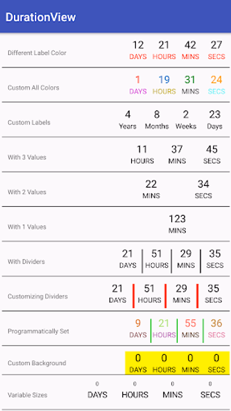 DurationView Screenshot 2 - AppWisp.com DurationView Screenshot 2 - AppWisp.com