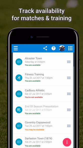 TeamStats - Football Team App Screenshot 3 - AppWisp.com TeamStats - Football Team App Screenshot 3 - AppWisp.com