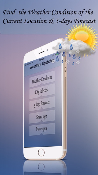 Weather Updates:Weather Forecast Screenshot 1 - AppWisp.com Weather Updates:Weather Forecast Screenshot 1 - AppWisp.com