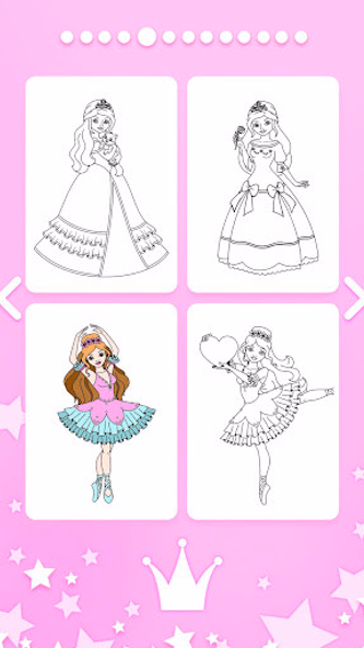Princess Girls Coloring Book Screenshot 2 - AppWisp.com Princess Girls Coloring Book Screenshot 2 - AppWisp.com
