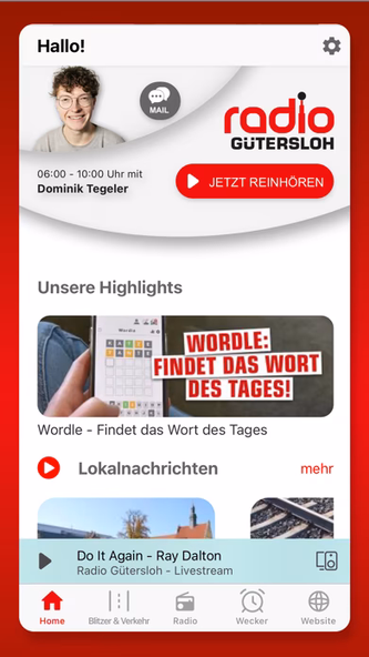 Radio Gütersloh Screenshot 1 - AppWisp.com Radio Gütersloh Screenshot 1 - AppWisp.com