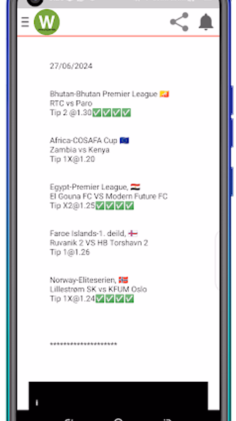 Sure odds -Win-Draw-Win Screenshot 2 - AppWisp.com Sure odds -Win-Draw-Win Screenshot 2 - AppWisp.com