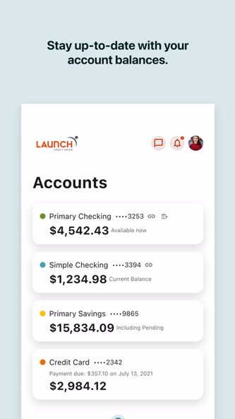 Launch Credit Union Screenshot 3 - AppWisp.com Launch Credit Union Screenshot 3 - AppWisp.com