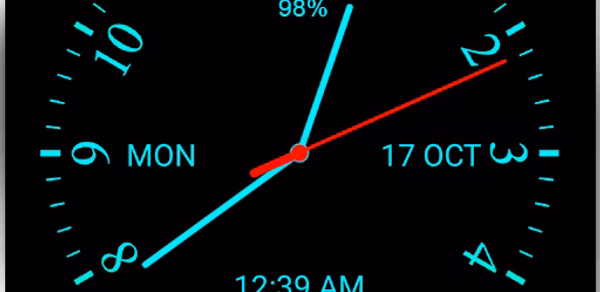 Analog Clock Live Wallpaper Header - AppWisp.com Analog Clock Live Wallpaper Header - AppWisp.com