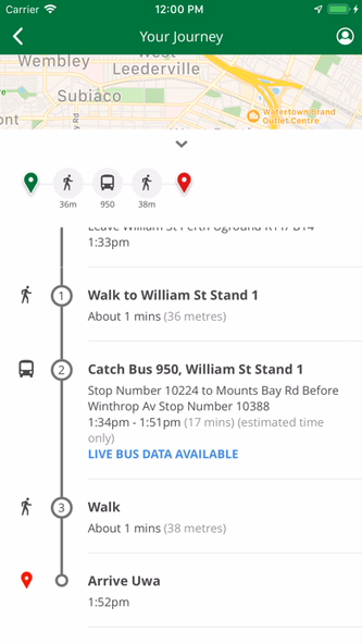 Transperth Screenshot 4 - AppWisp.com Transperth Screenshot 4 - AppWisp.com