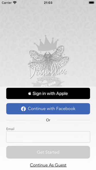 Dragonflies Boutique Screenshot 1 - AppWisp.com Dragonflies Boutique Screenshot 1 - AppWisp.com
