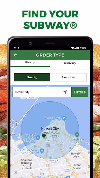 Subway® Kuwait Screenshot 4 - AppWisp.com Subway® Kuwait Screenshot 4 - AppWisp.com