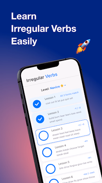 Irregular Verbs in English Screenshot 1 - AppWisp.com Irregular Verbs in English Screenshot 1 - AppWisp.com