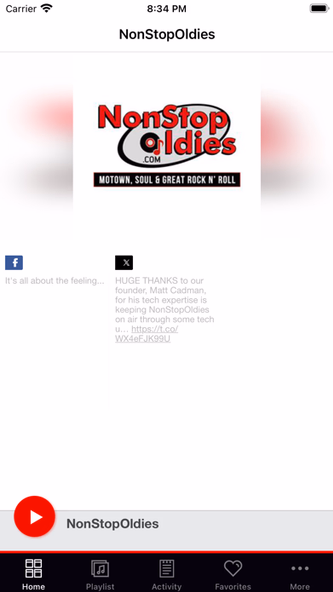 NonStopOldies Screenshot 1 - AppWisp.com NonStopOldies Screenshot 1 - AppWisp.com