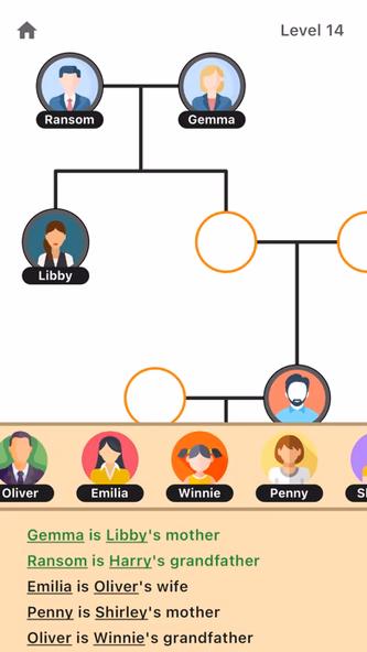 Family Tree - Logic Game Screenshot 4 - AppWisp.com Family Tree - Logic Game Screenshot 4 - AppWisp.com