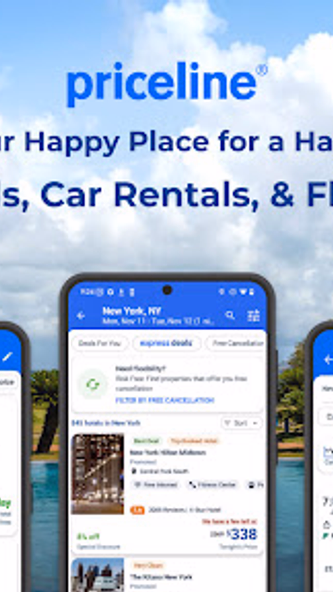 Priceline: Hotel, Flight & Car Screenshot 1 - AppWisp.com Priceline: Hotel, Flight & Car Screenshot 1 - AppWisp.com